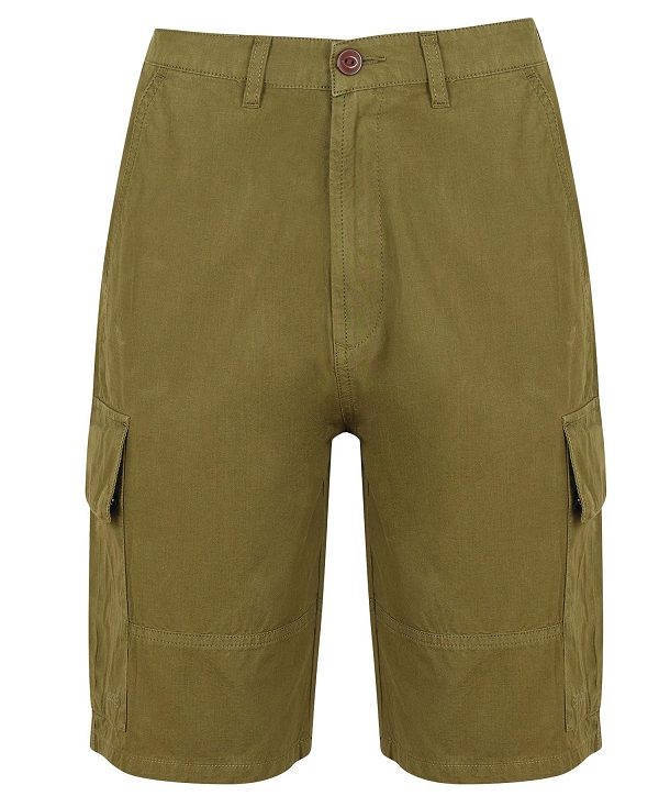 Barbour Essential Ripstop Cargo Shorts Ivy Green | BABO88743