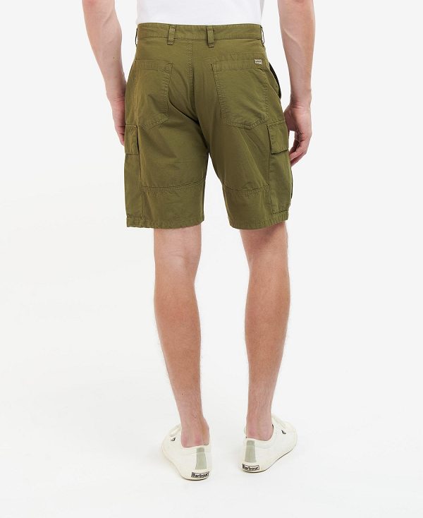 Barbour Essential Ripstop Cargo Shorts Ivy Green | BABO88743