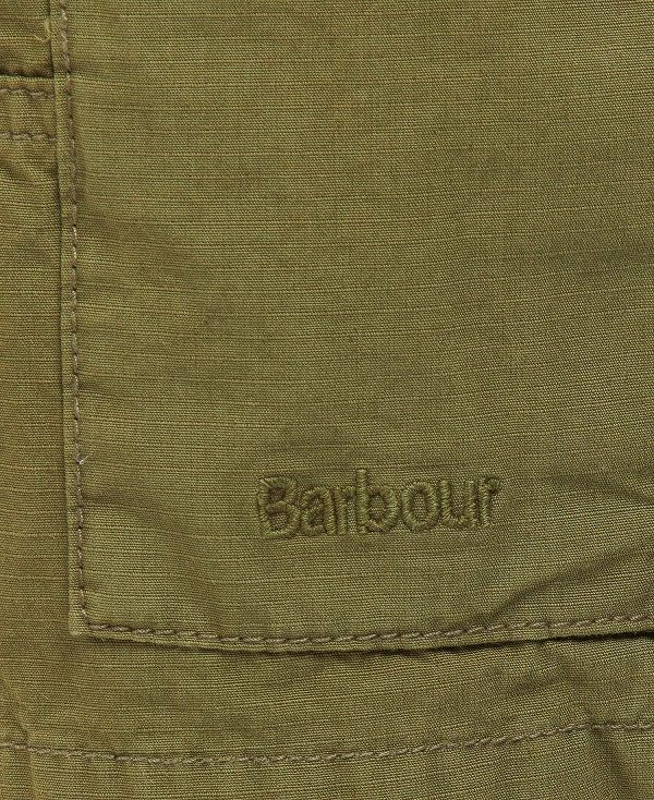 Barbour Essential Ripstop Cargo Shorts Ivy Green | BABO88743