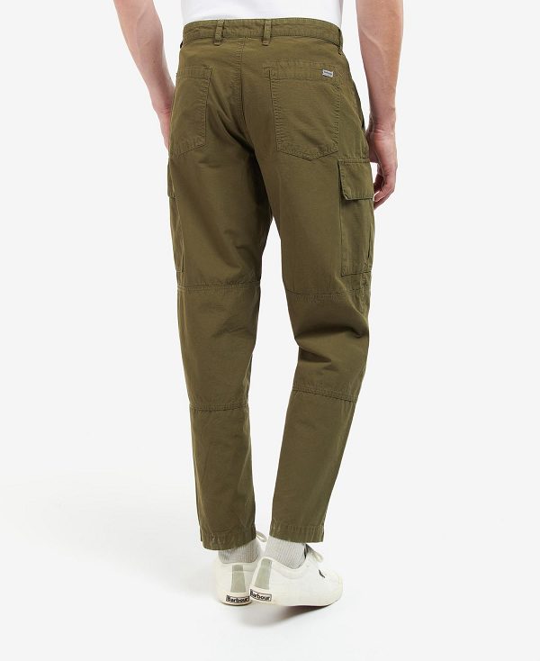 Barbour Essential Ripstop Cargo Trousers Ivy Green | BABO88738