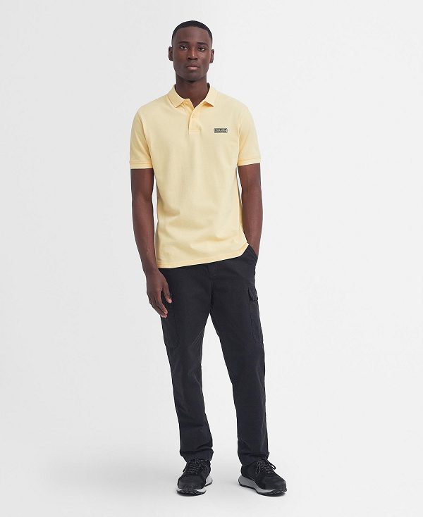 Barbour Essential Short-sleeved Polo Shirt Classic Black | BABO88202