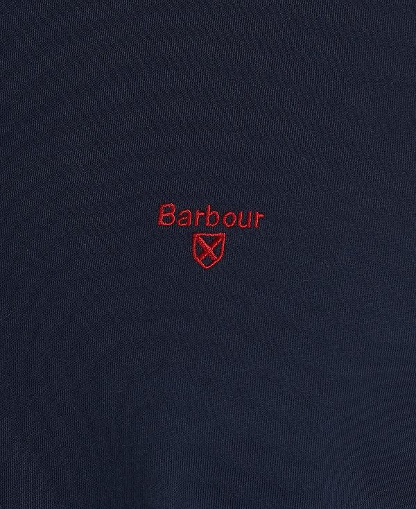 Barbour Essential Sports T-shirt Cool Blue | BABO88288