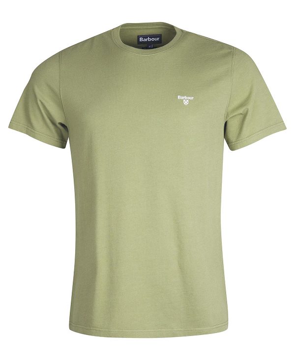 Barbour Essential Sports T-shirt Dusty Mint | BABO88266