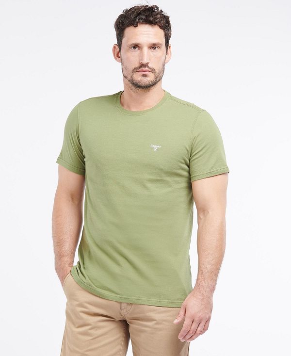 Barbour Essential Sports T-shirt Dusty Mint | BABO88266