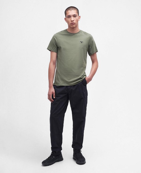 Barbour Essential Sports T-shirt Green | BABO88325