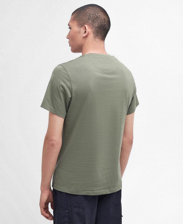 Barbour Essential Sports T-shirt Green | BABO88325