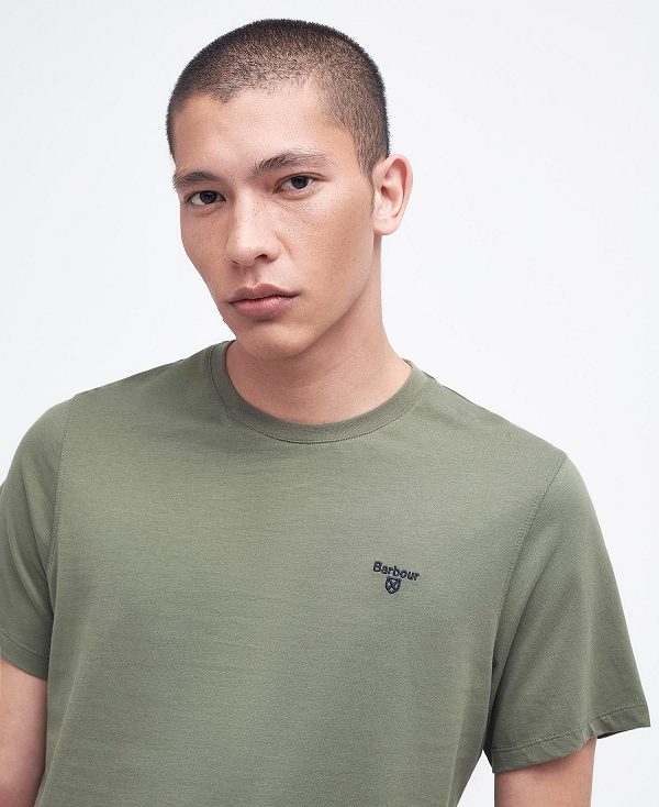 Barbour Essential Sports T-shirt Green | BABO88325