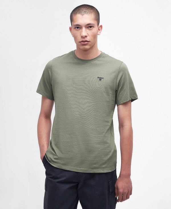 Barbour Essential Sports T-shirt Green | BABO88325