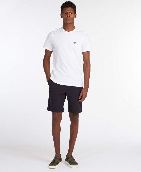 Barbour Essential Sports T-shirt White | BABO88284