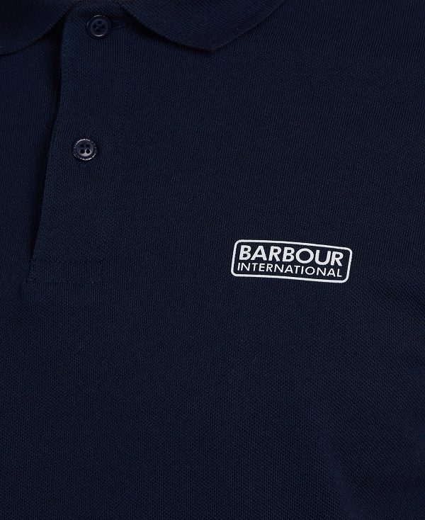 Barbour Essential Tipped Polo Black | BABO88049