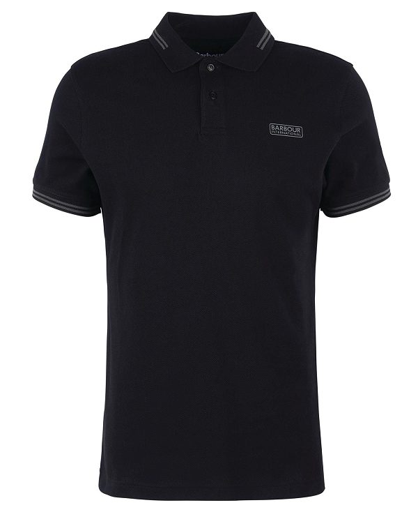 Barbour Essential Tipped Polo Iron Ore | BABO88055