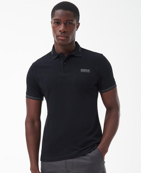 Barbour Essential Tipped Polo Iron Ore | BABO88055