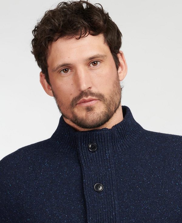 Barbour Essential Tisbury Sweatshirt Navy | BABO88566