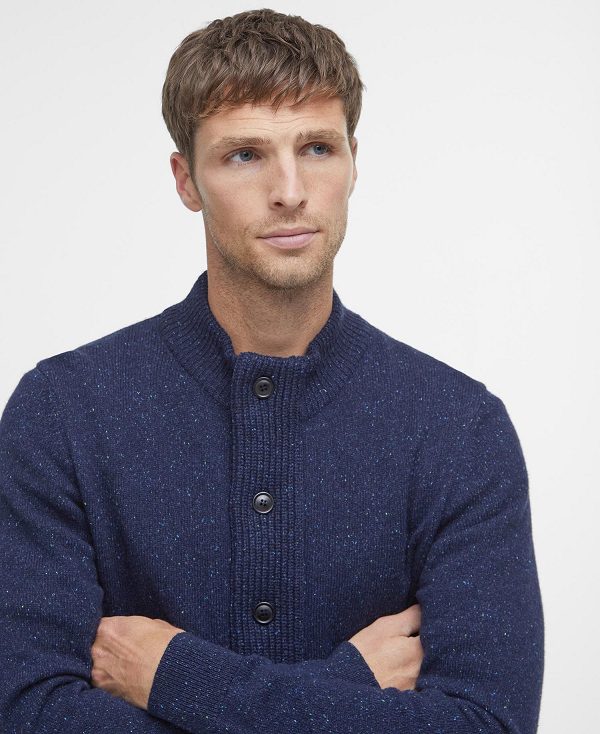 Barbour Essential Tisbury Sweatshirt Navy | BABO88566