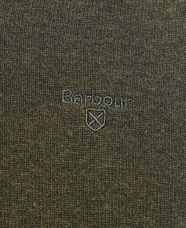 Barbour Essential V-neck Sweatshirt Charcoal | BABO88507