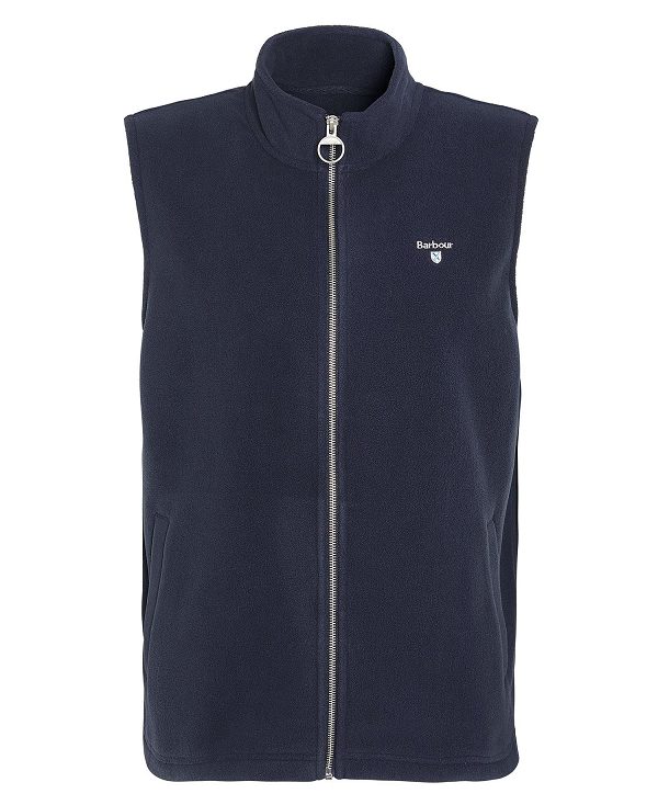 Barbour Essentials Fleece Gilet Navy | BABO88708