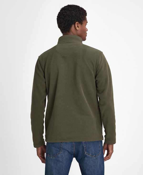 Barbour Essentials Half-zip Fleece Green | BABO88707