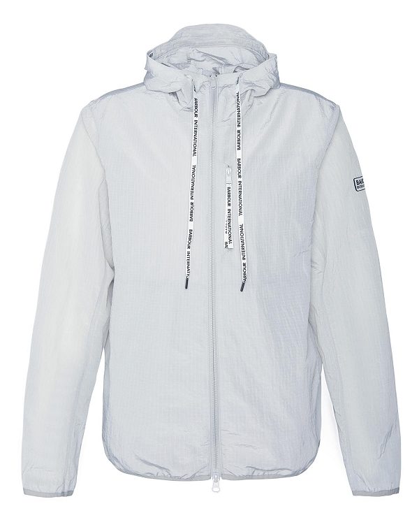 Barbour Exchange Hooded Jacket Grey | BABO88462