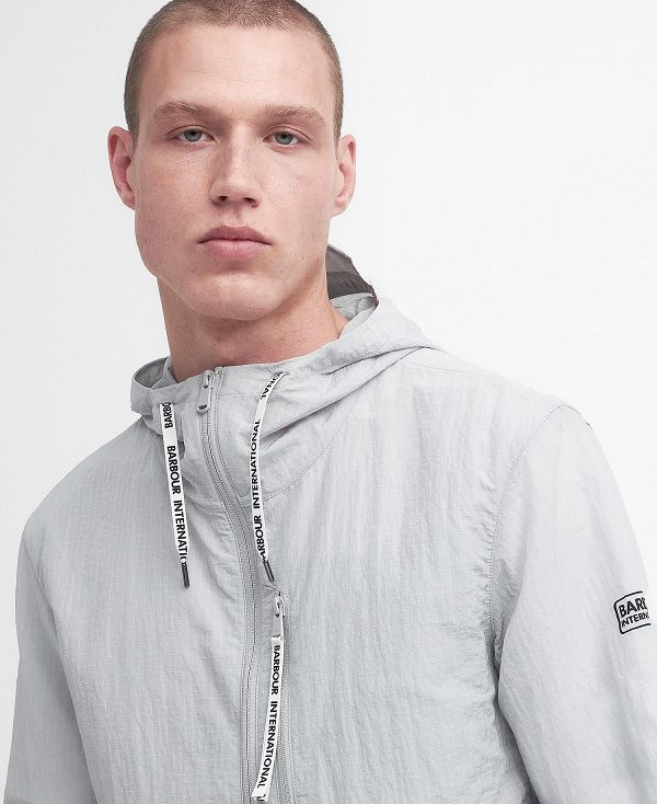 Barbour Exchange Hooded Jacket Grey | BABO88462