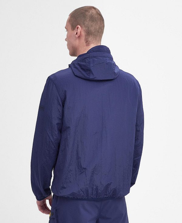 Barbour Exchange Hooded Jacket Pigment Navy | BABO88471