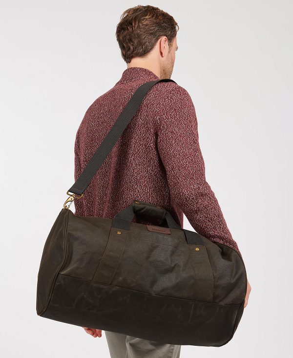 Barbour Explorer Wax Duffle Bag Navy | BABO88933