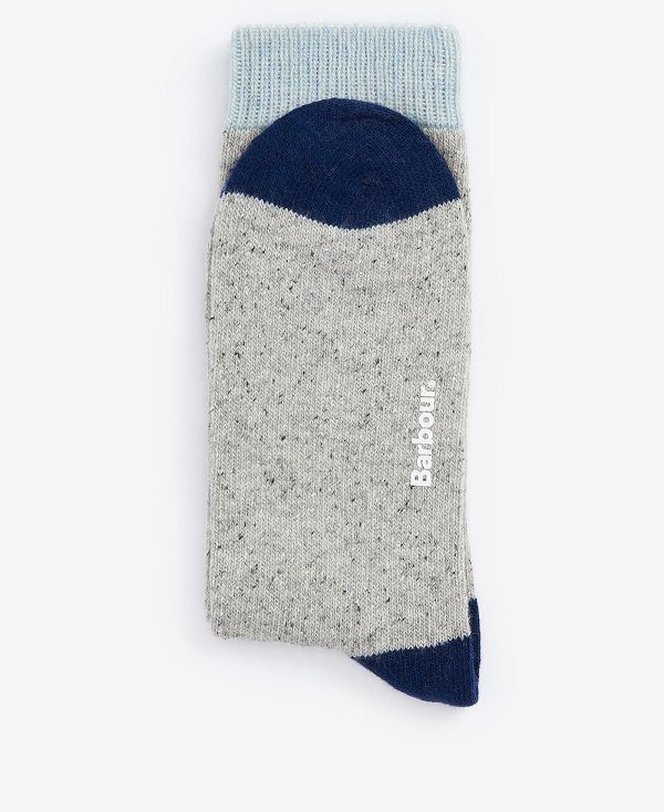 Barbour Fairisle Socks (Set Of 2) Green Loch Mix | BABO89143