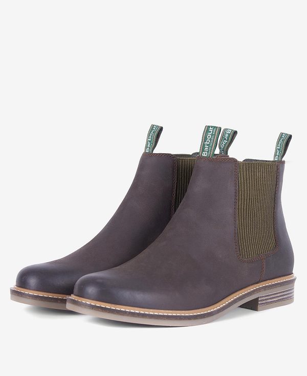 Barbour Farsley Chelsea Boots Choco | BABO88845