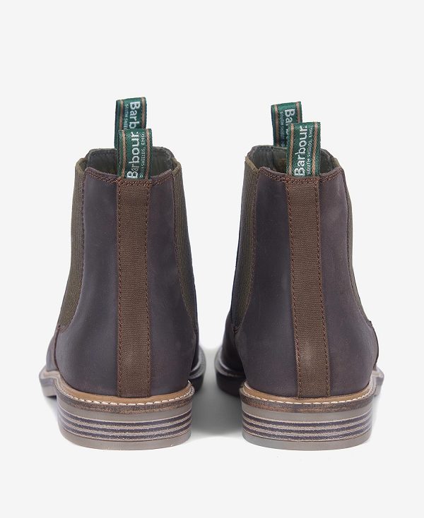 Barbour Farsley Chelsea Boots Choco | BABO88845