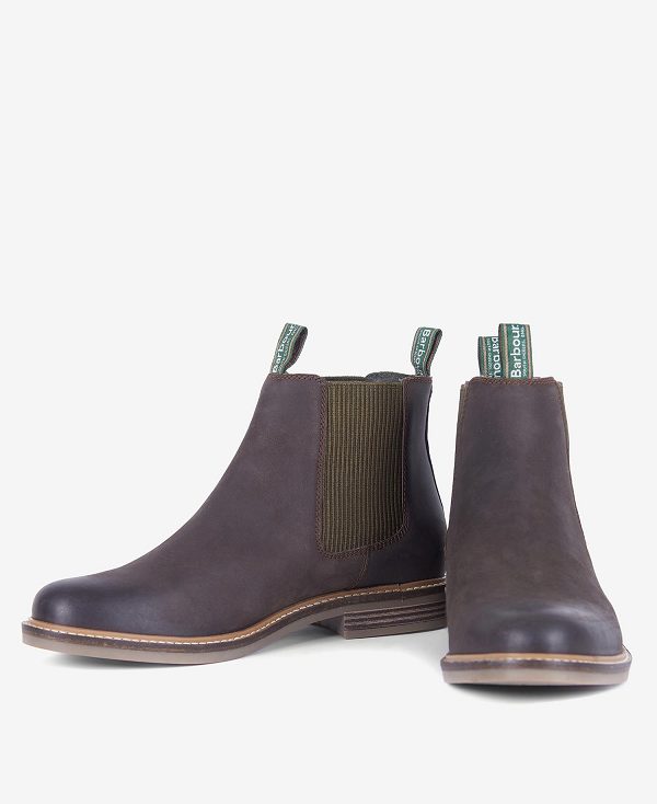 Barbour Farsley Chelsea Boots Choco | BABO88845