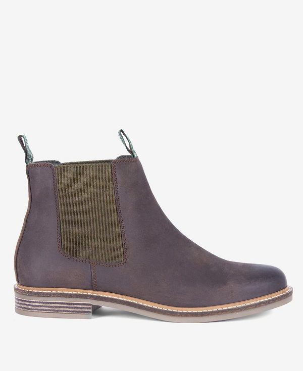 Barbour Farsley Chelsea Boots Choco | BABO88845