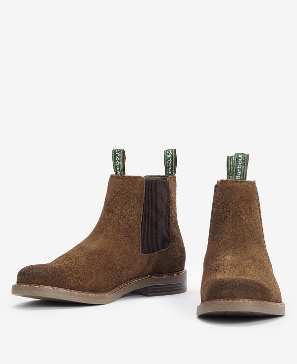 Barbour Farsley Chelsea Boots Khaki | BABO88876