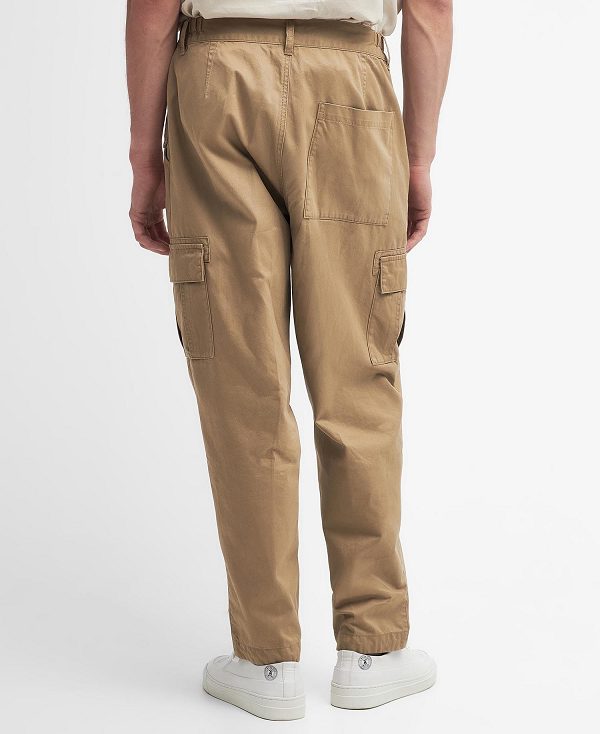 Barbour Faulkner Tapered Cargo Trousers Trench | BABO88791