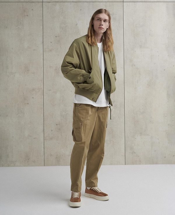 Barbour Faulkner Tapered Cargo Trousers Trench | BABO88791