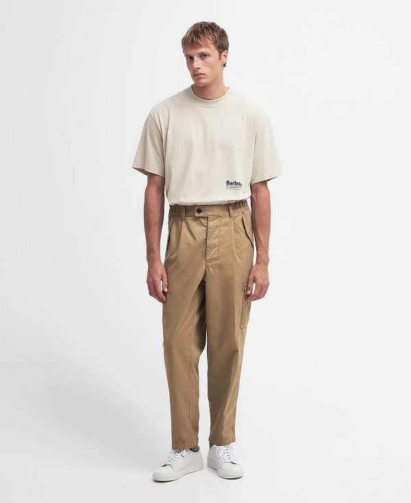 Barbour Faulkner Tapered Cargo Trousers Trench | BABO88791