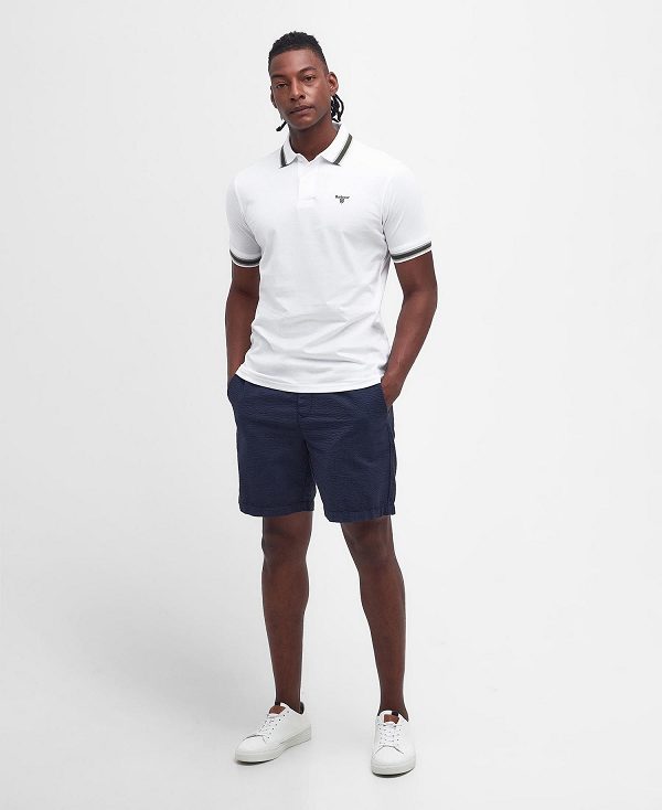 Barbour Featherstone Polo Shirt Classic White | BABO88078