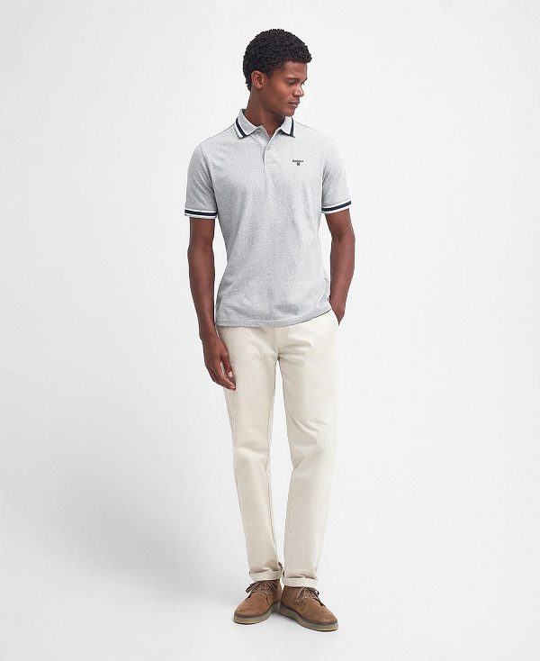 Barbour Featherstone Polo Shirt Grey Marl | BABO88079