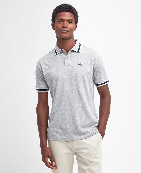 Barbour Featherstone Polo Shirt Grey Marl | BABO88079