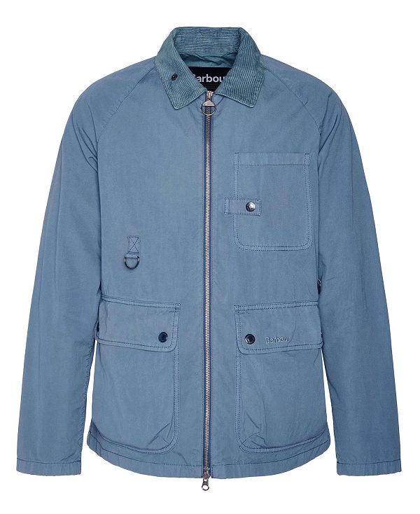 Barbour Fenton Casual Jacket Dark Slate | BABO87488