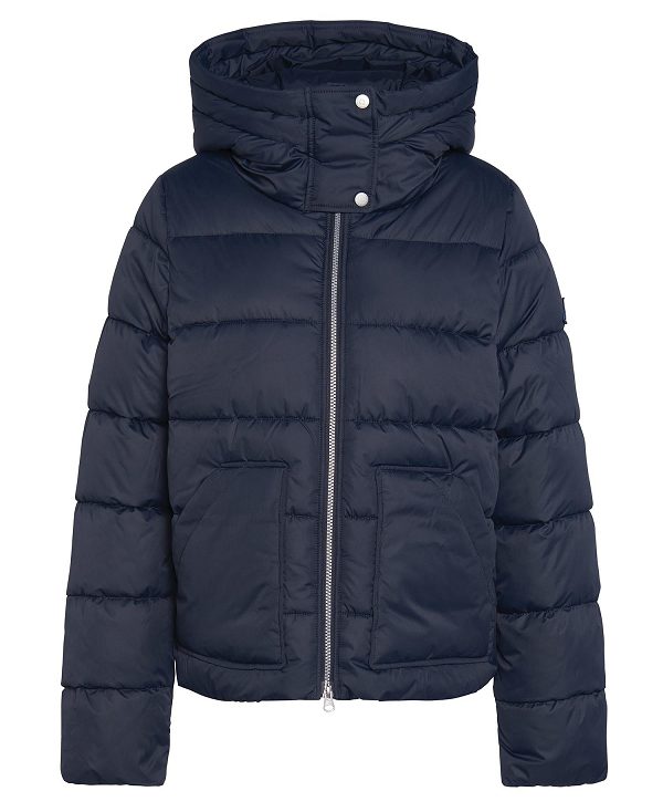 Barbour Ferndale Quilted Jacket Dark Navy | BABO89287