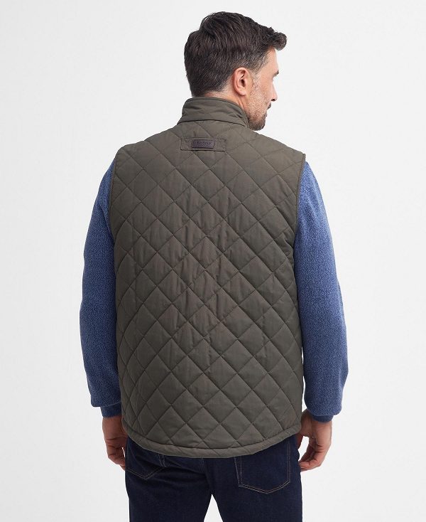 Barbour Fernwood Gilet Dark Olive | BABO87551