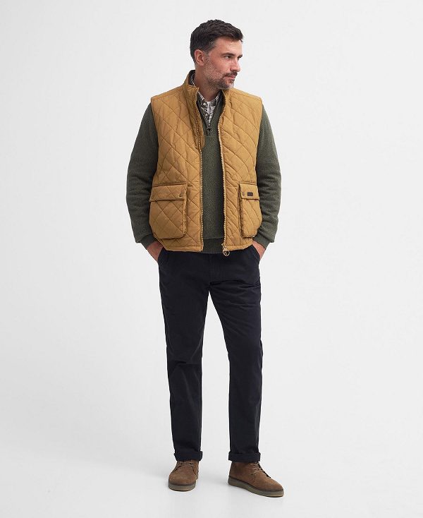 Barbour Fernwood Quilted Gilet Camel | BABO87554