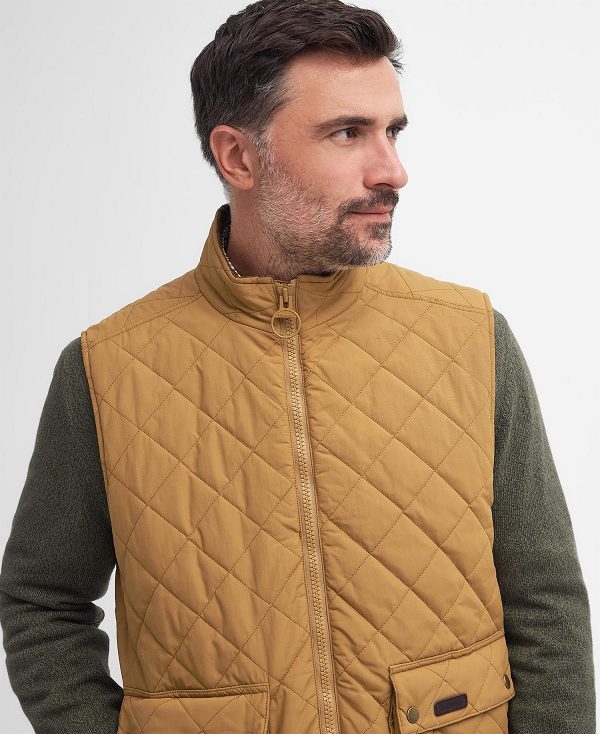 Barbour Fernwood Quilted Gilet Camel | BABO87554