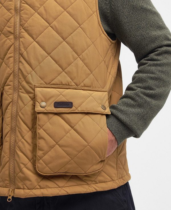 Barbour Fernwood Quilted Gilet Camel | BABO87554