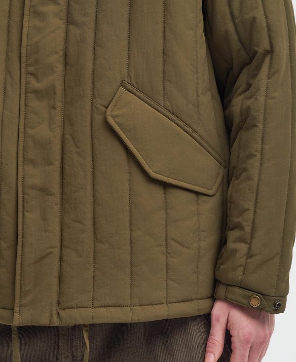 Barbour Field Quilted Jacket Light Sage | BABO87399