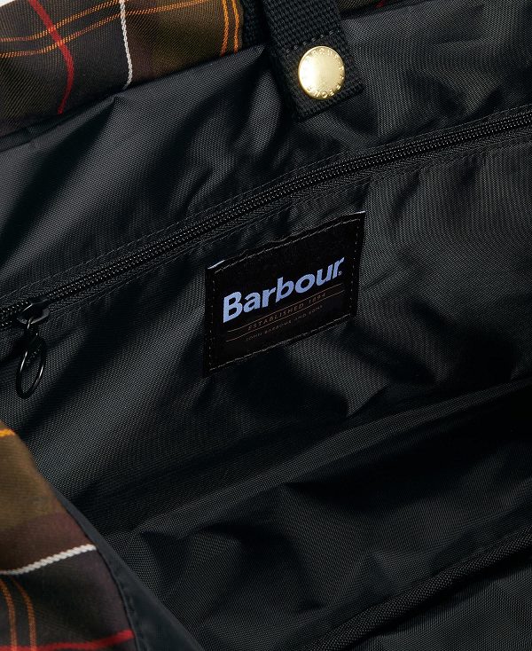 Barbour Field Waxed Holdall Classic Black | BABO88927