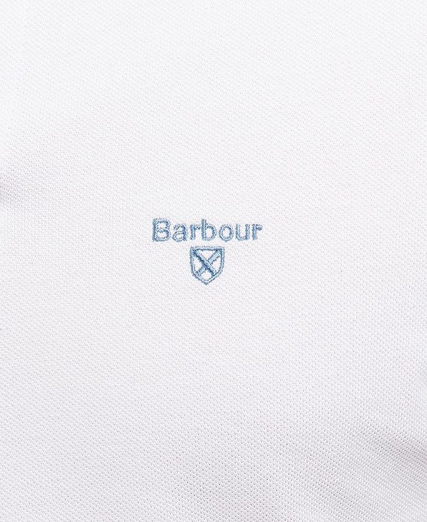 Barbour Finkle Polo Shirt White | BABO88012