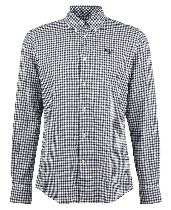 Barbour Finkle Tailored Fit Shirt Grey | BABO87872