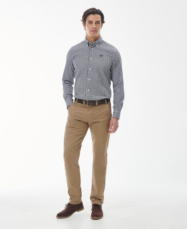 Barbour Finkle Tailored Fit Shirt Grey | BABO87872