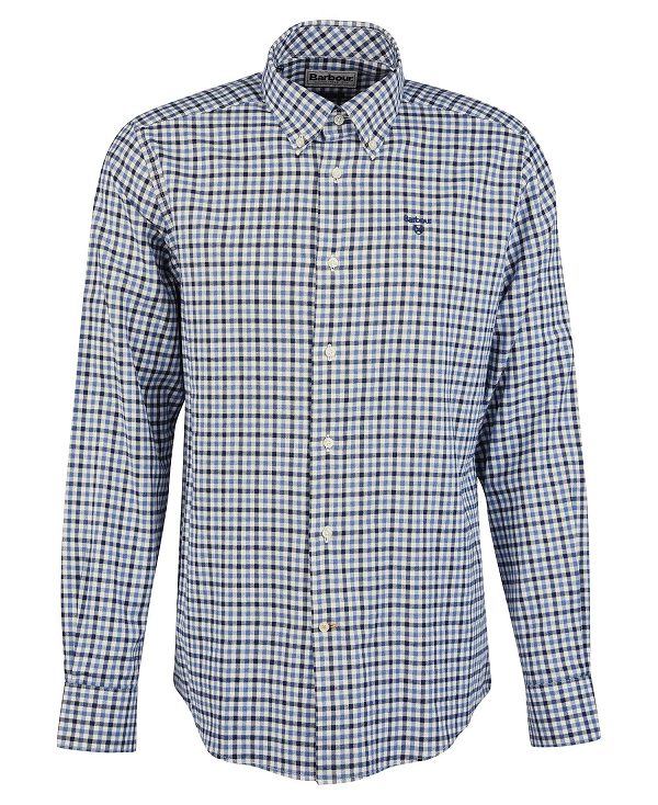 Barbour Finkle Tailored Fit Shirt Navy | BABO87871