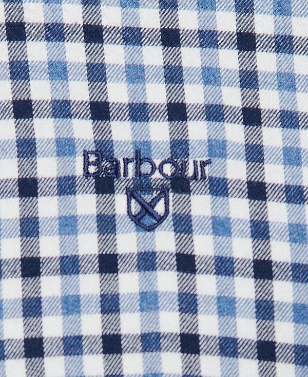 Barbour Finkle Tailored Fit Shirt Navy | BABO87871